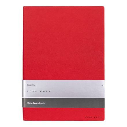 HB4380 Hugo Boss Sima Notebook B5, Essential kollekció - piros