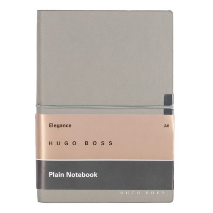 HB4395 Hugo Boss Sima Notebook A6, Elegance kollekció - szürke
